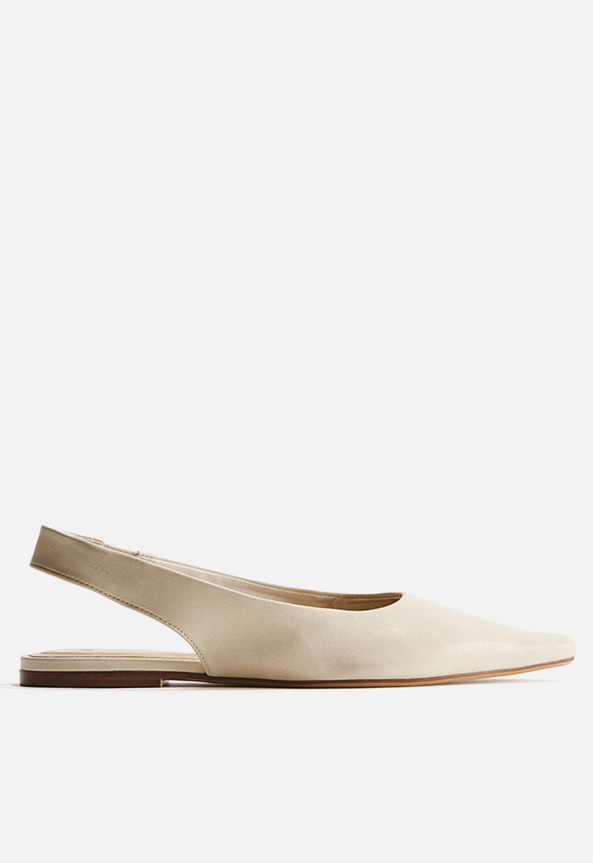 H&M - Pointed slingbacks - cream