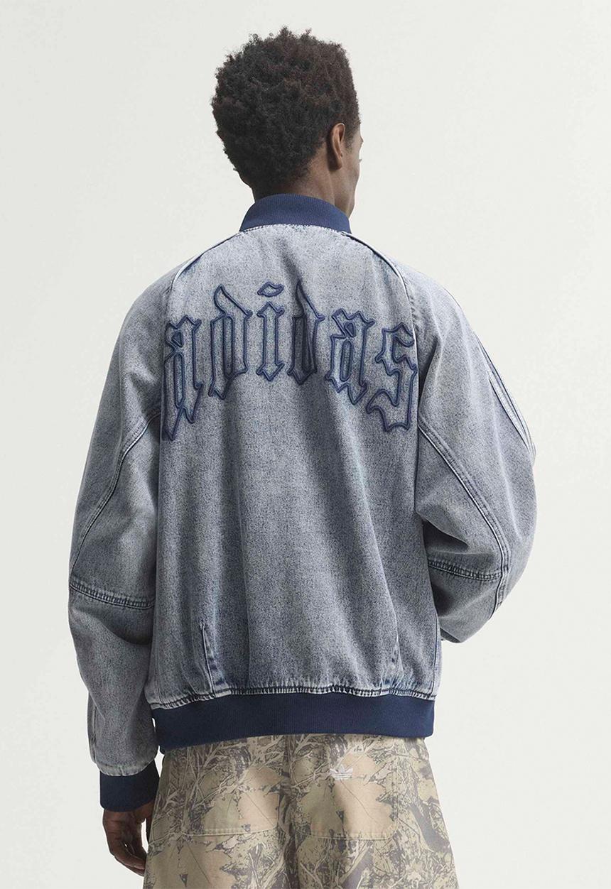 adidas Originals -  SST Gothic Denim Track Top, - Light Denim