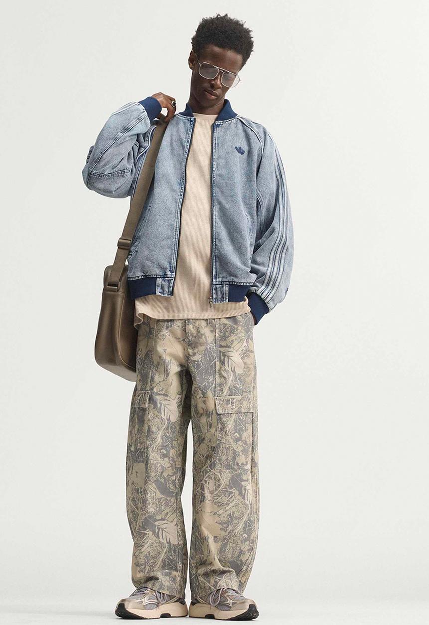 adidas Originals -  SST Gothic Denim Track Top, - Light Denim