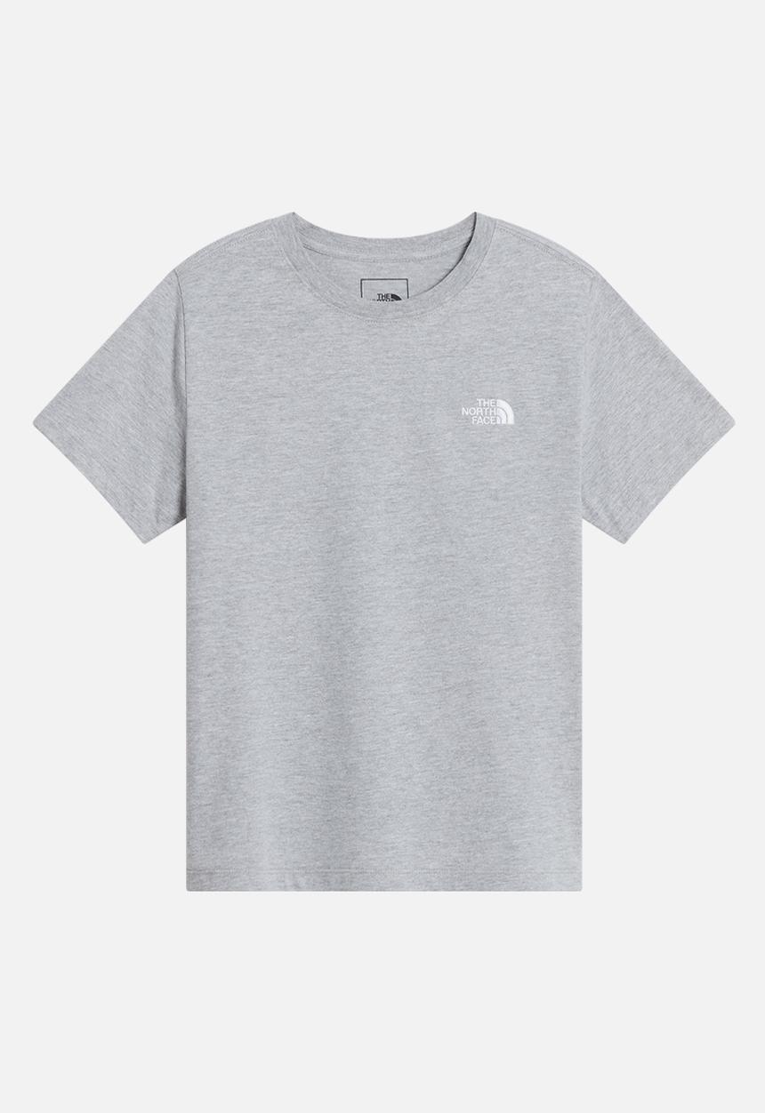 The North Face - Teen evolution simple dome s/s tee - tnf pale grey heather (cqo)