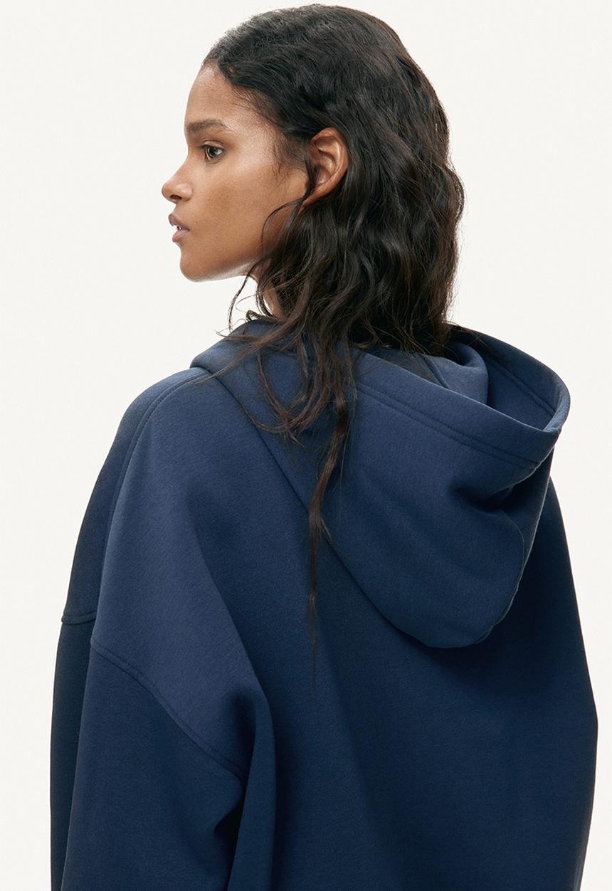 H&M - Zip-through hoodie - navy blue