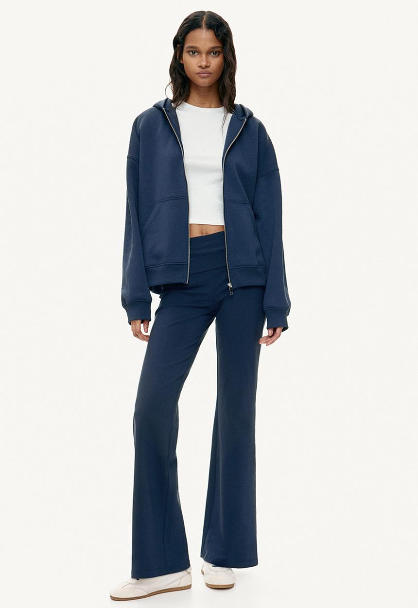 H&M - Zip-through hoodie - navy blue