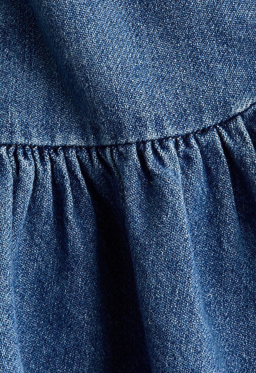 H&M - Flared denim skirt - denim blue