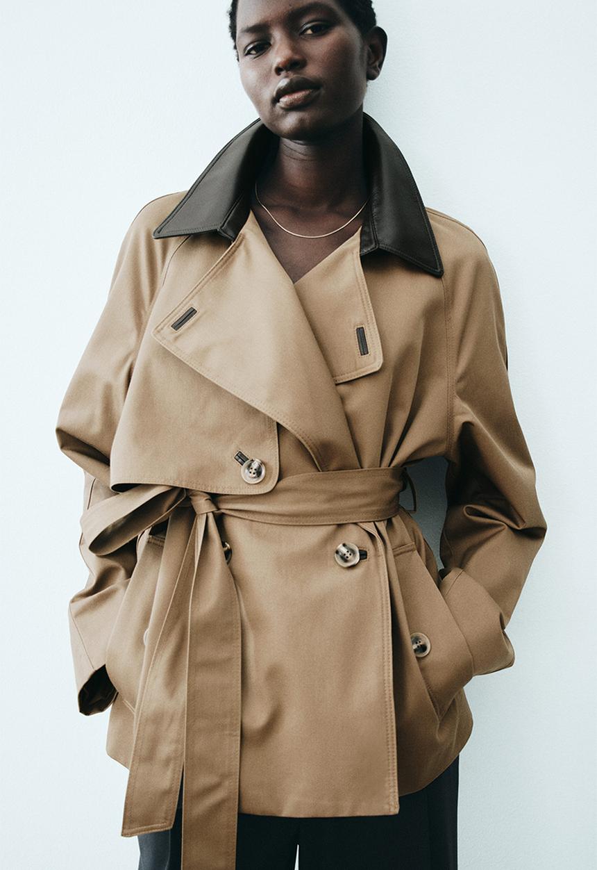 H&M - Trench coat - dark beige