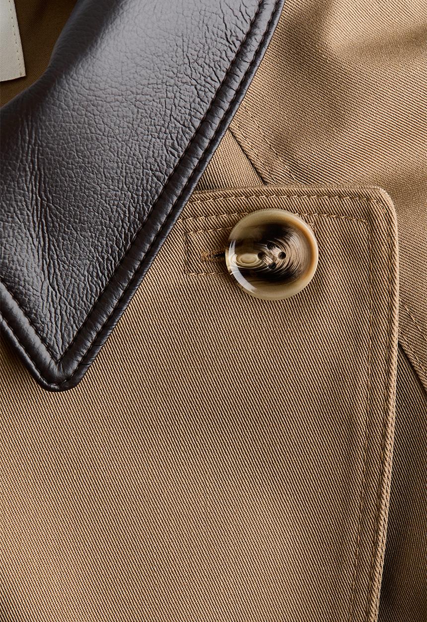 H&M - Trench coat - dark beige