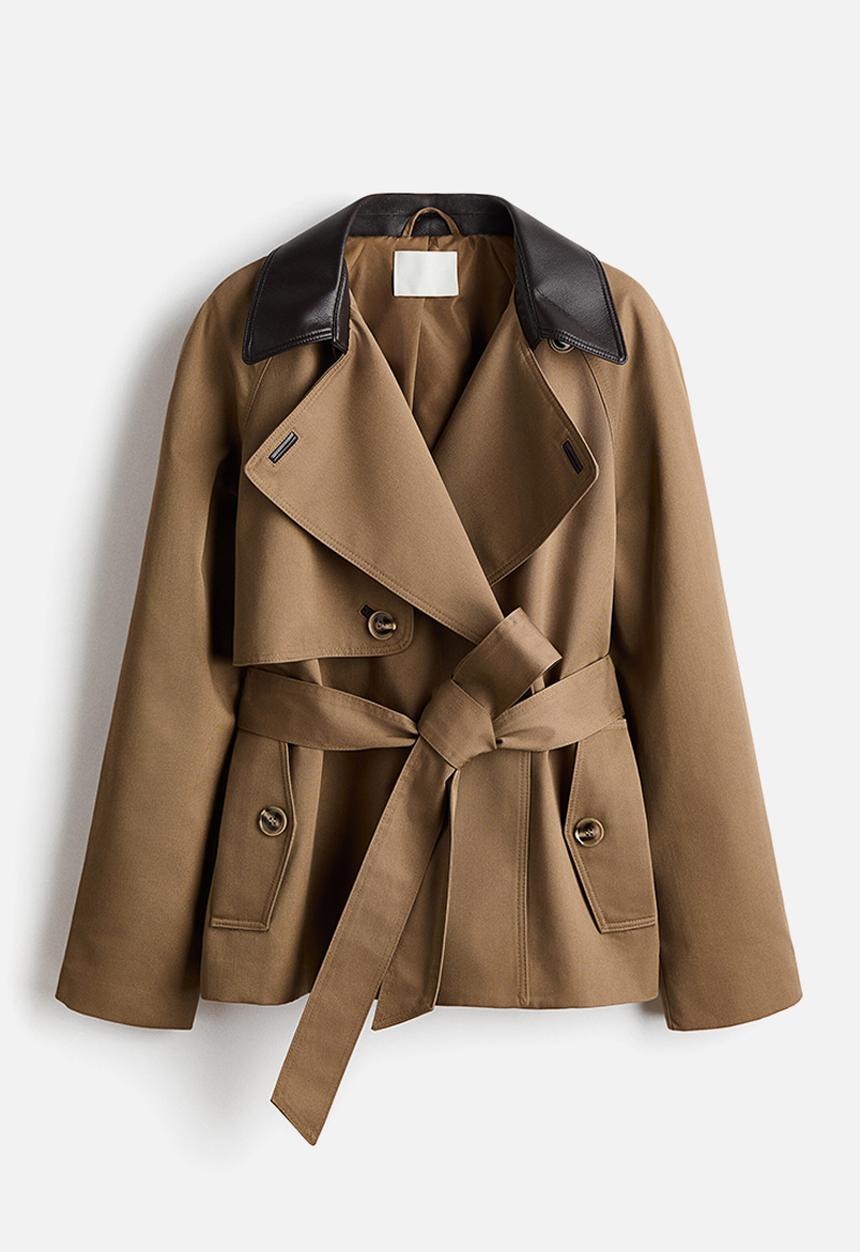 H&M - Trench coat - dark beige
