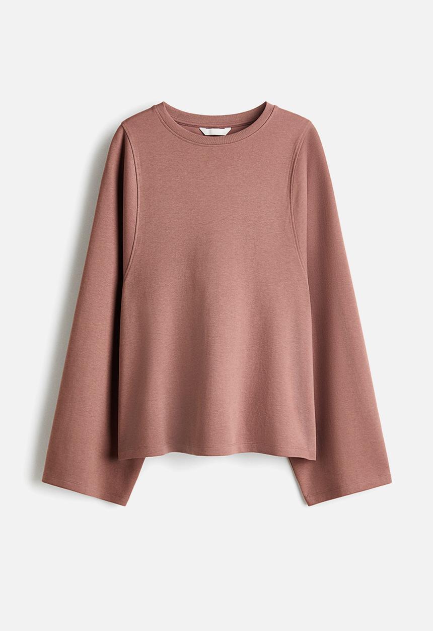 H&M - Oversized interlock top - dusty pink