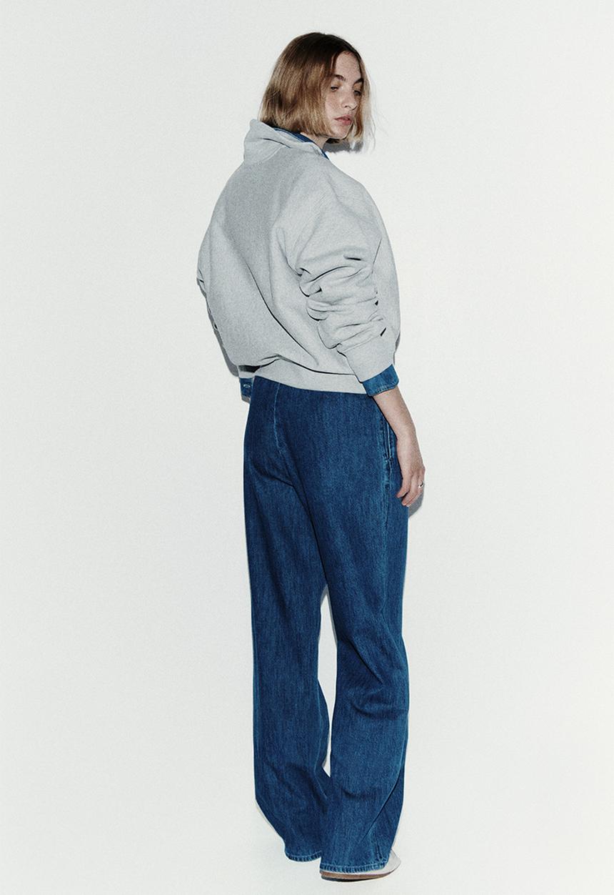 H&M - Denim drawstring trousers - denim blue