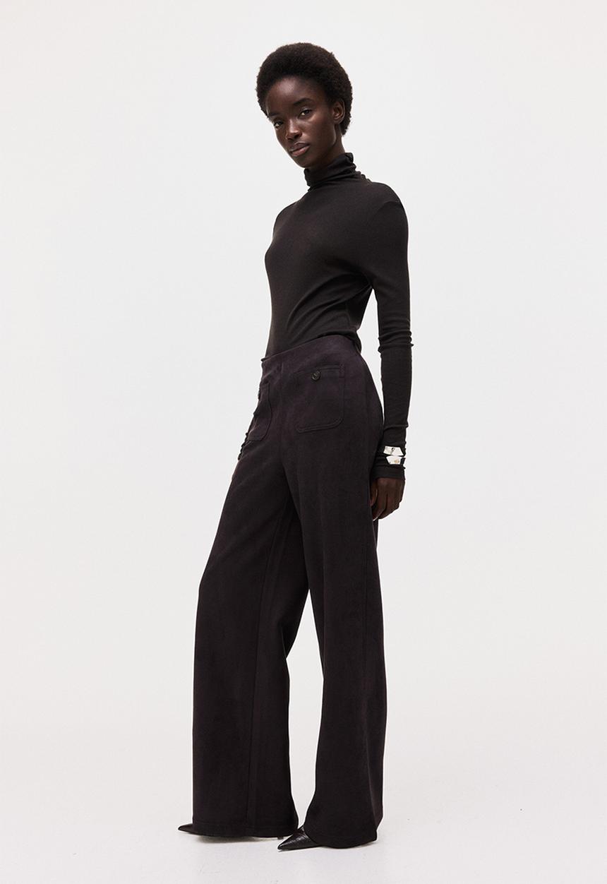 H&M - Jersey trousers - dark brown