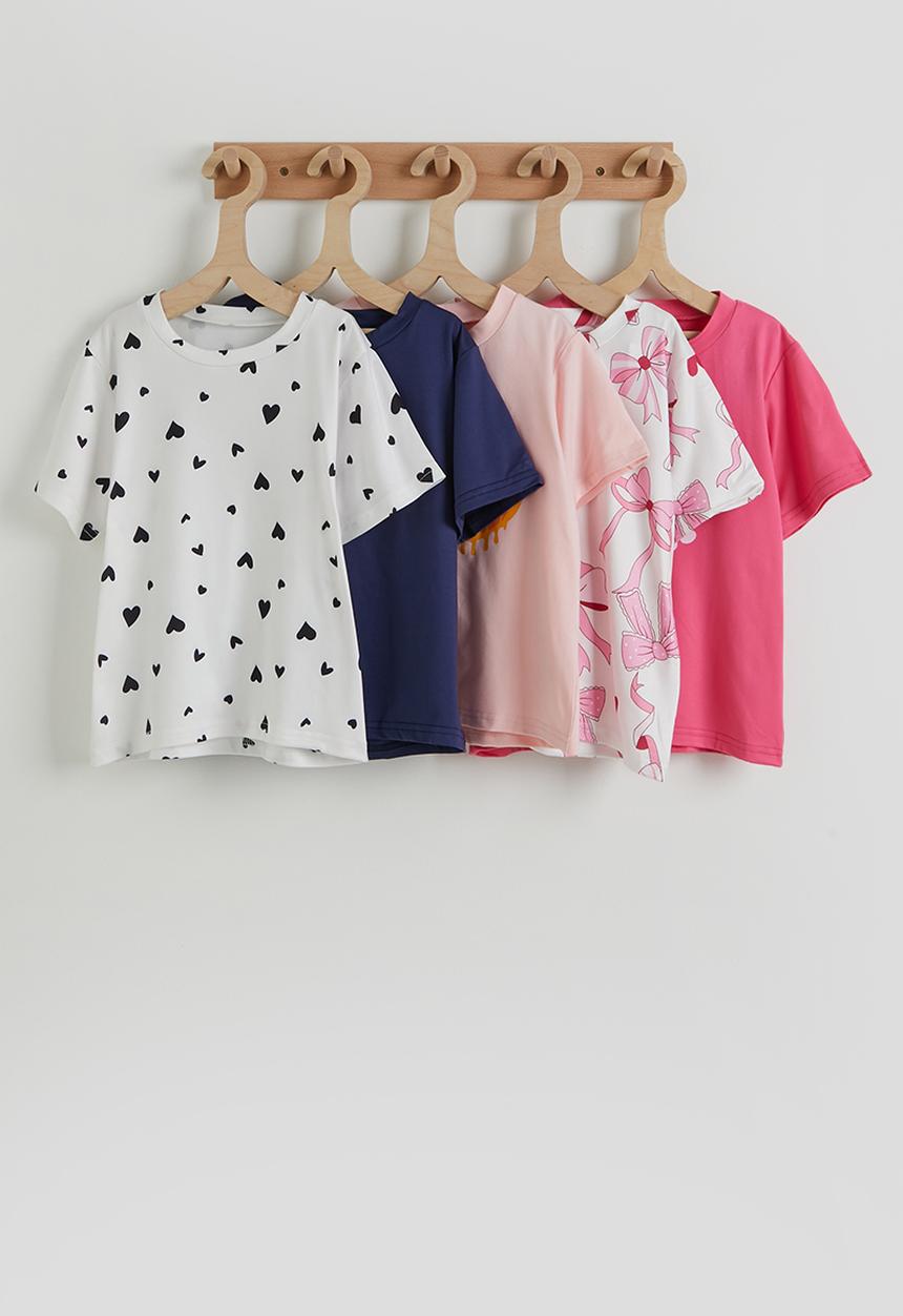 Pop Candy - 5 pack tees - multi