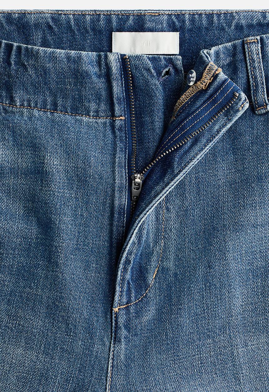 H&M - Straight high jeans - denim blue