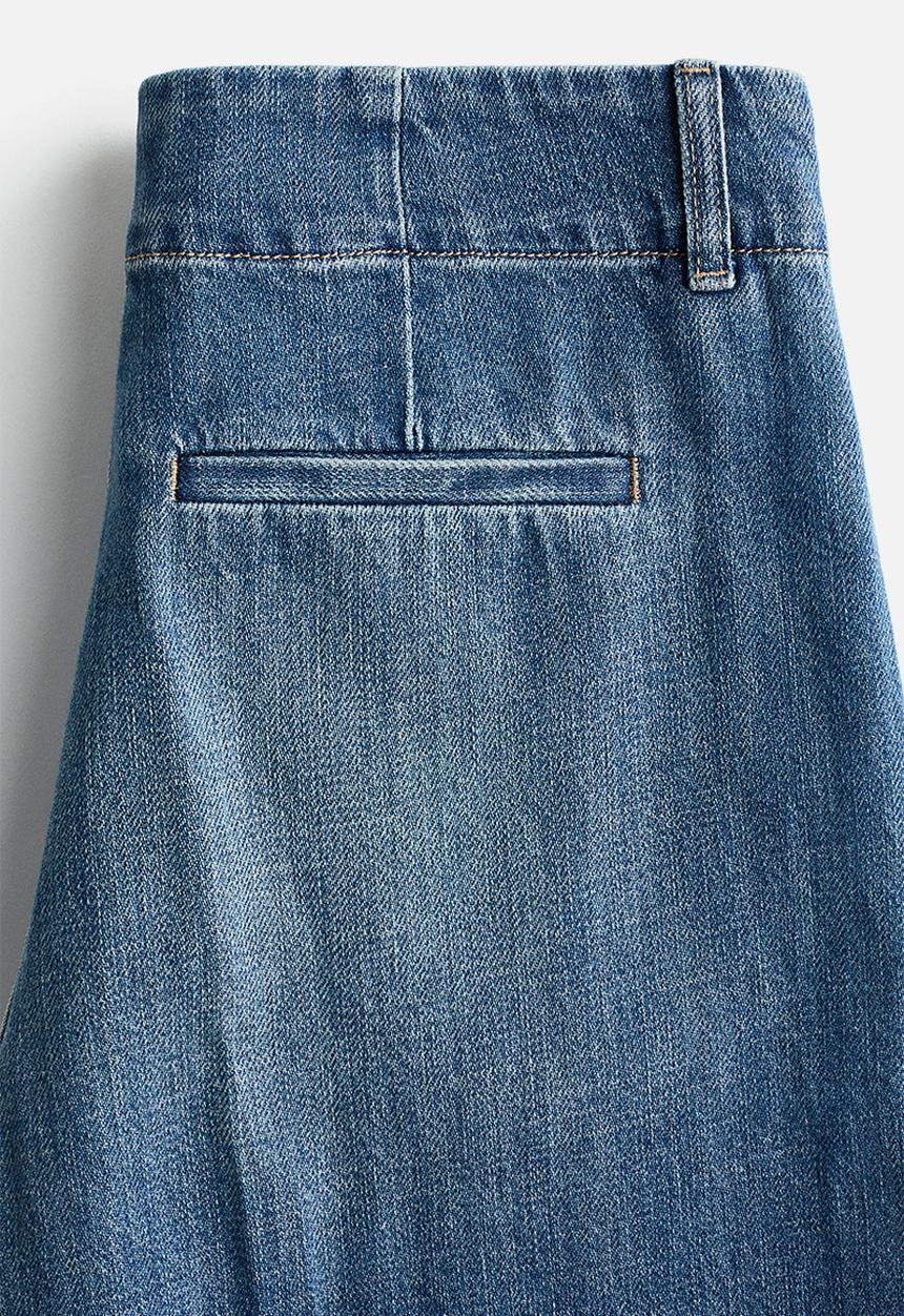 H&M - Straight high jeans - denim blue