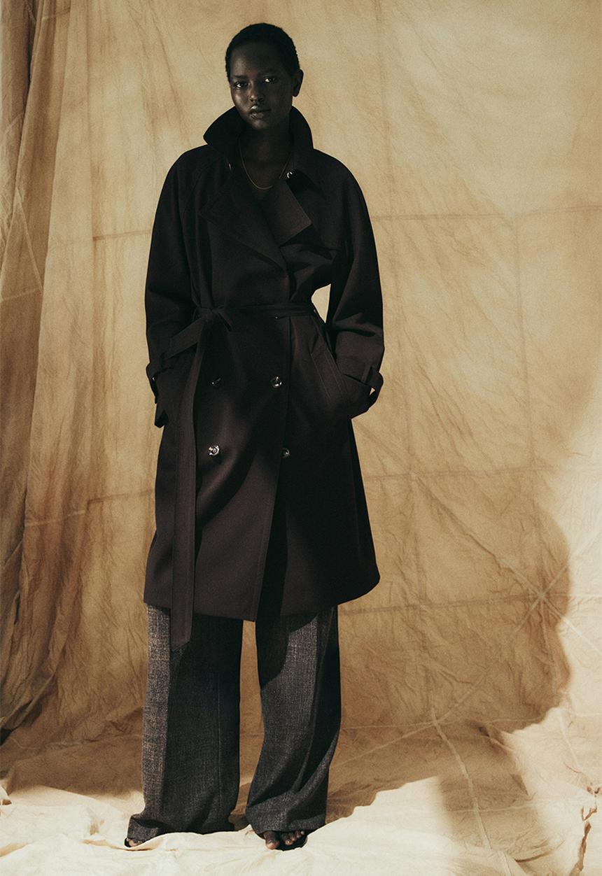 H&M - Trench coat - dark brown
