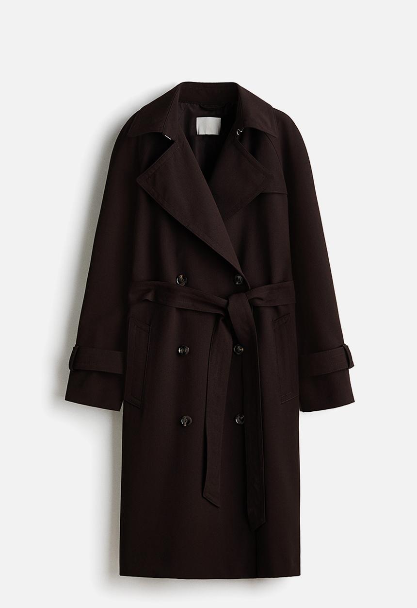 H&M - Trench coat - dark brown