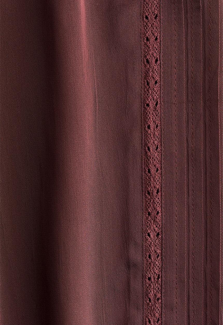 H&M - Viscose satin trousers - brown