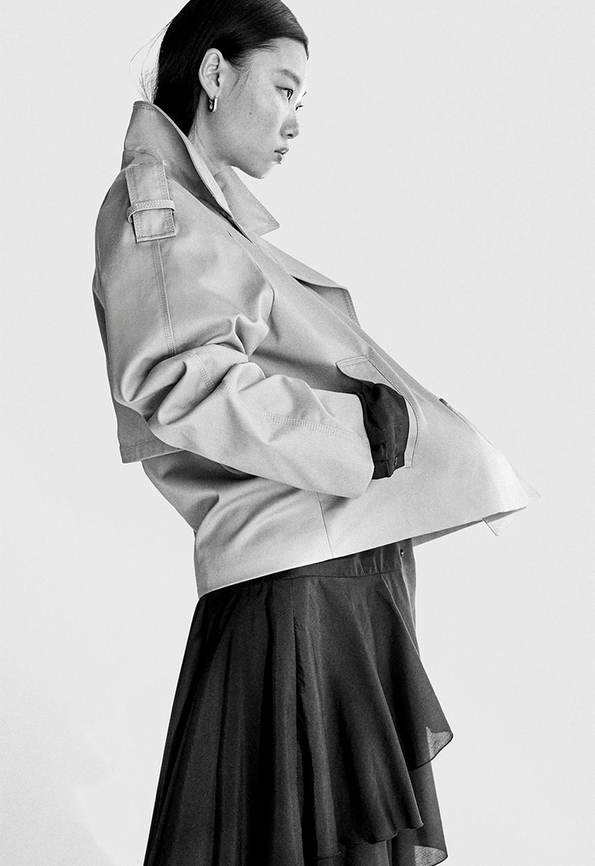 H&M - Short trench coat - beige