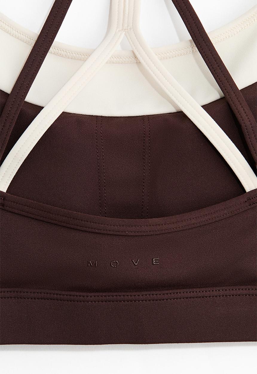 H&M - Sports bra with softmove? - warm brown