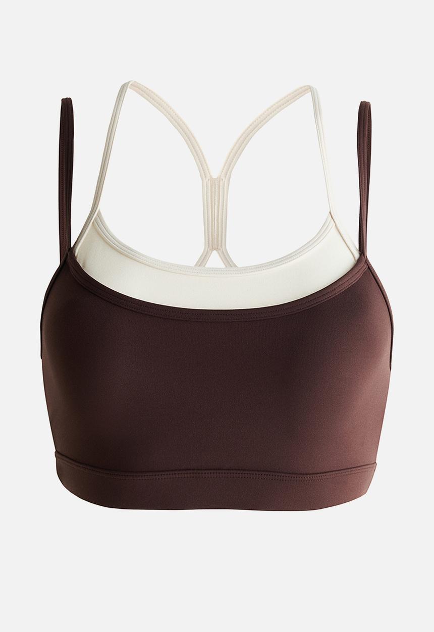 H&M - Sports bra with softmove? - warm brown