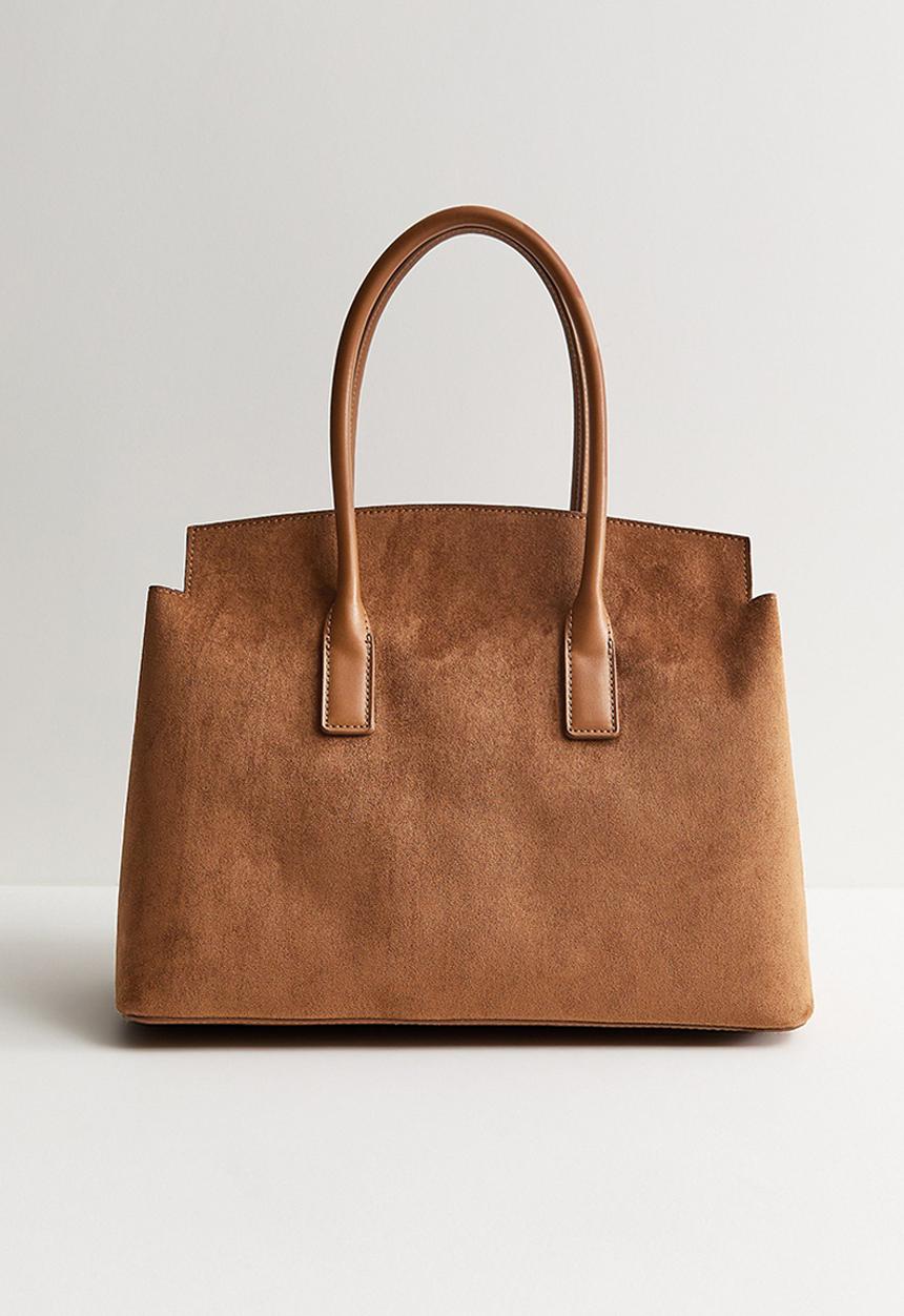 New Look - Bridget Sdt Belted Tote - Brown