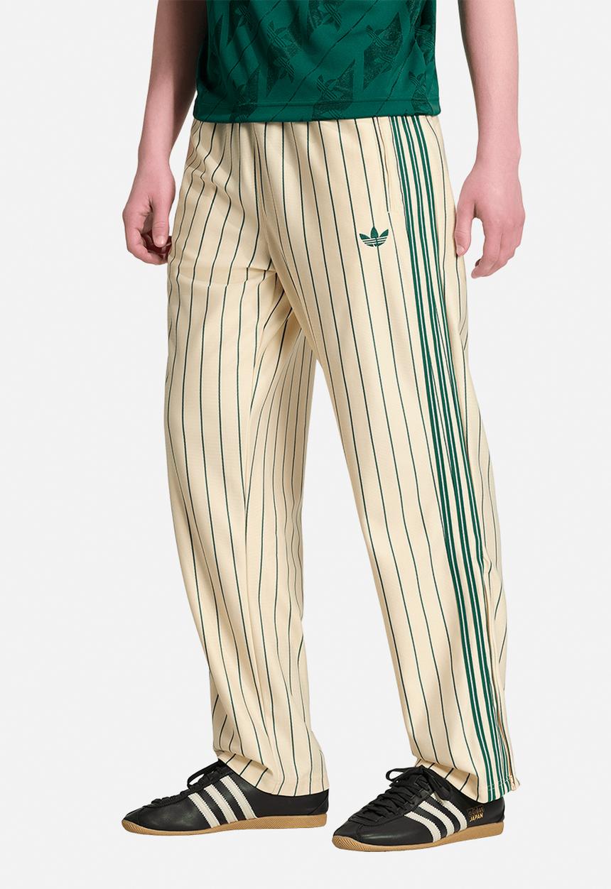 adidas Originals - Firebird Pinstripes  Track Pants - Warm vanilla white/green