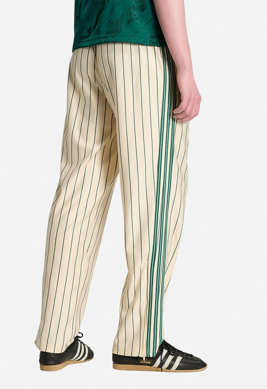 adidas Originals - Firebird Pinstripes  Track Pants - Warm vanilla white/green