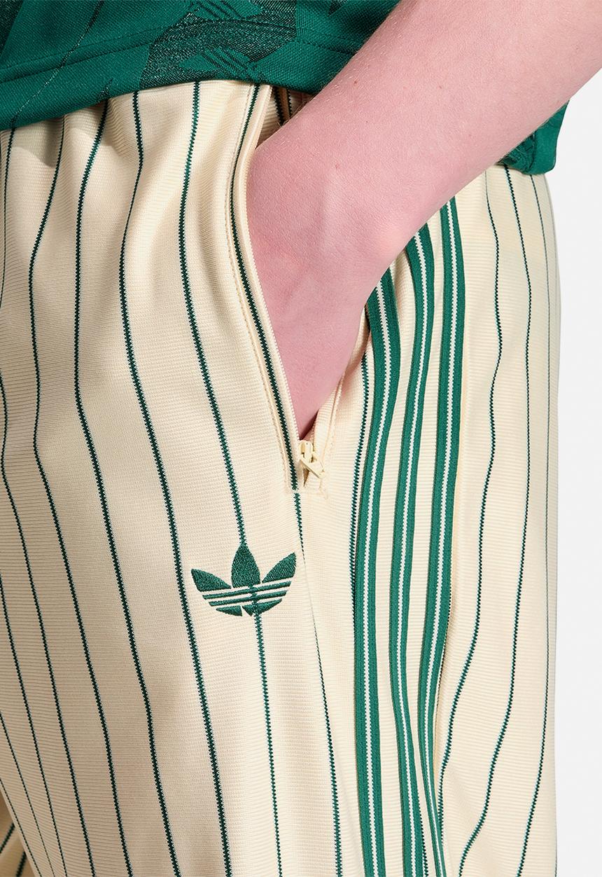 adidas Originals - Firebird Pinstripes  Track Pants - Warm vanilla white/green