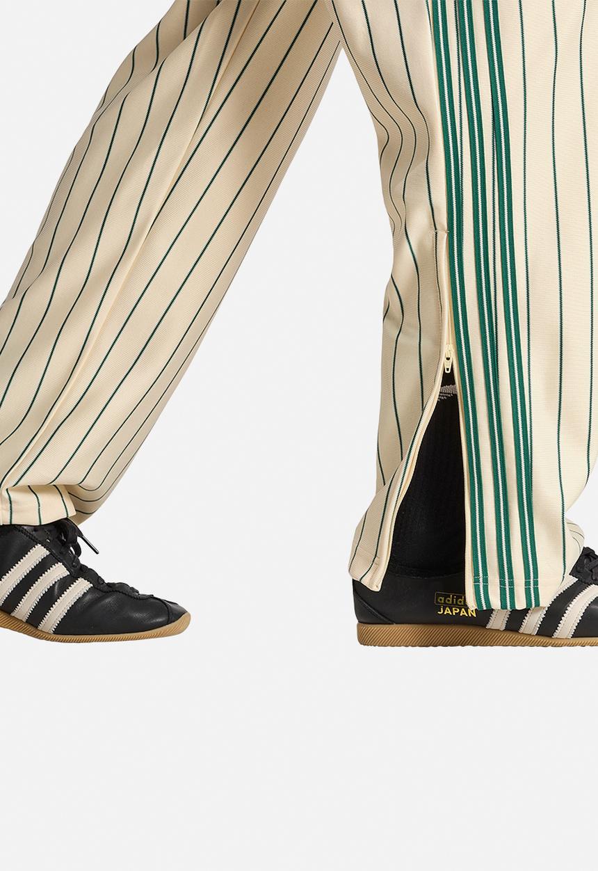 adidas Originals - Firebird Pinstripes  Track Pants - Warm vanilla white/green