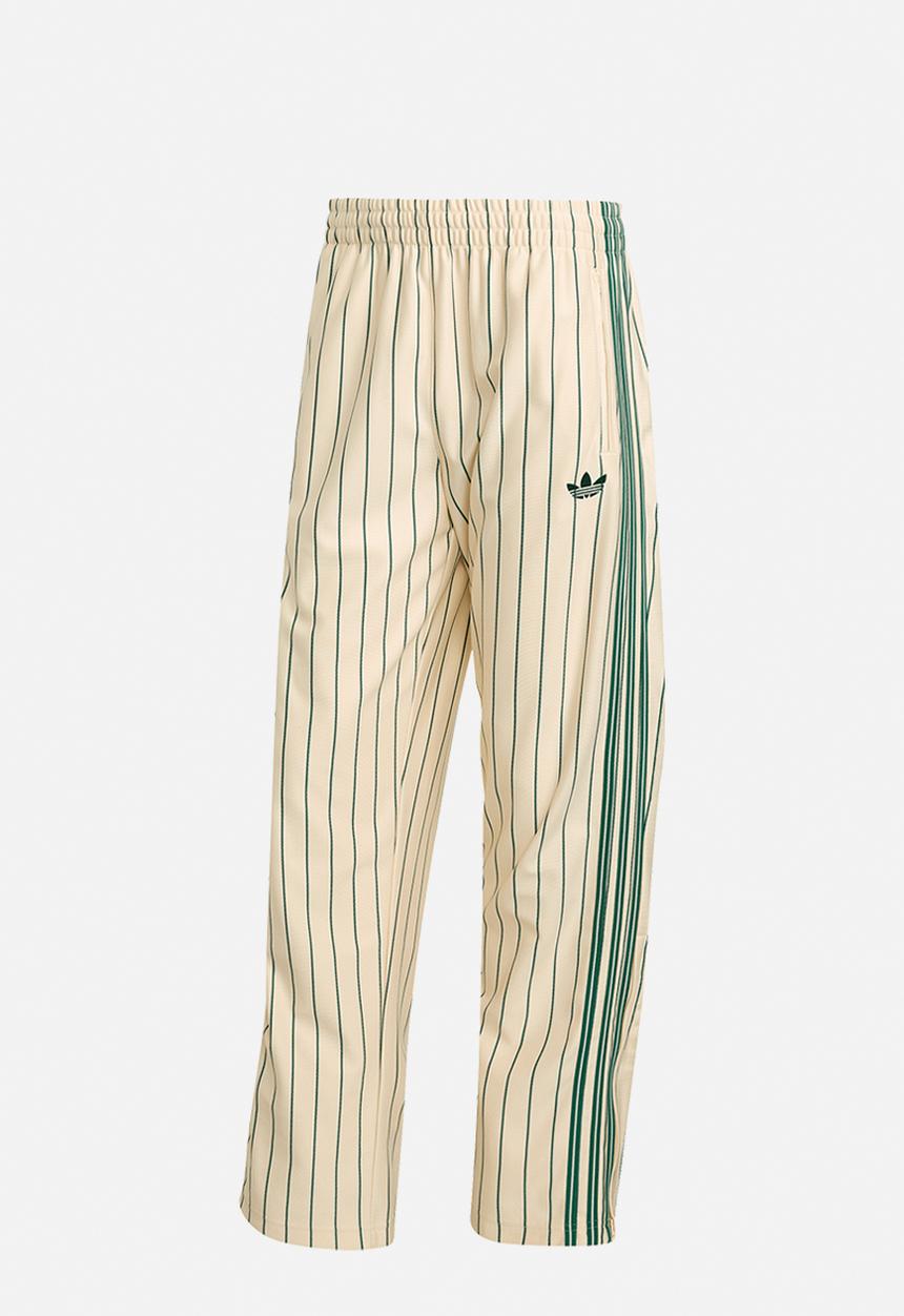 adidas Originals - Firebird Pinstripes  Track Pants - Warm vanilla white/green