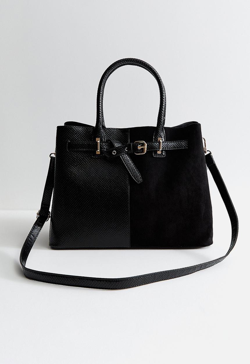 New Look - Anna Hh Belted Tote - Black