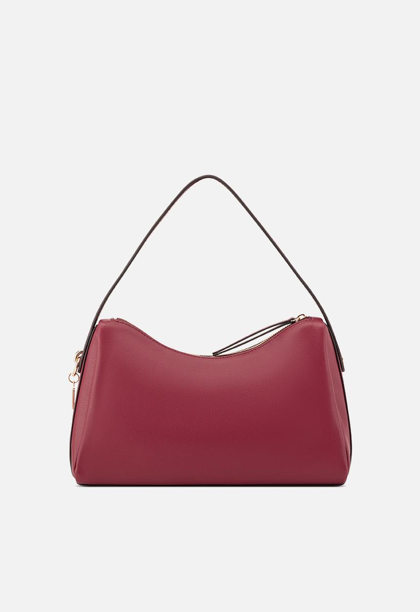 GUESS - Jasmin Shoulder Bag - Berry