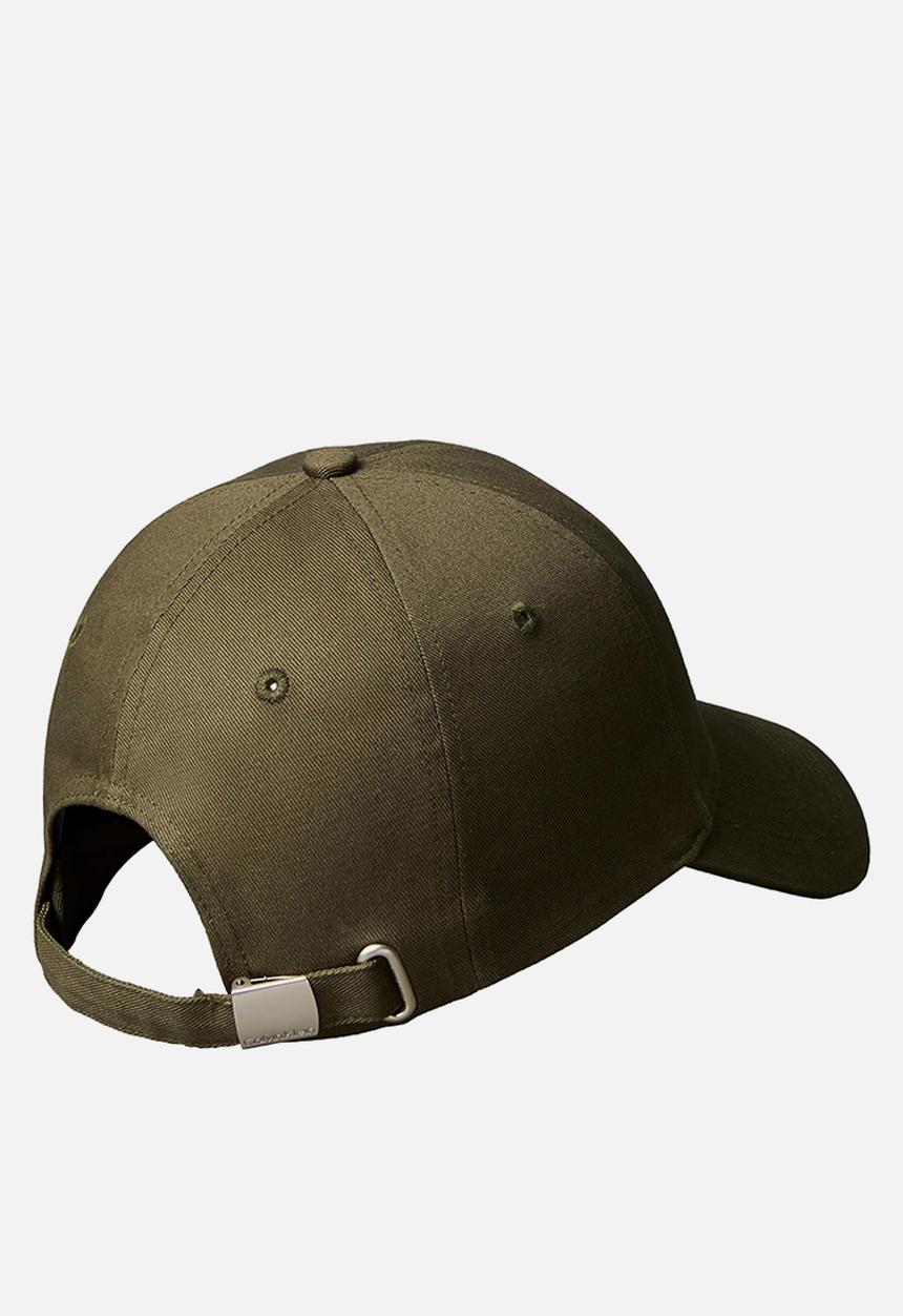 Calvin Klein - Monogram embroidery baseball cap -cypress
