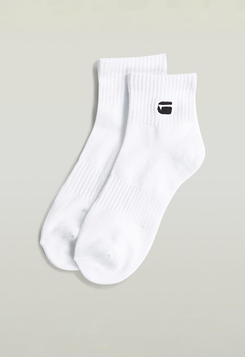 G-STAR - Short Socks 3-Pack - Bright White