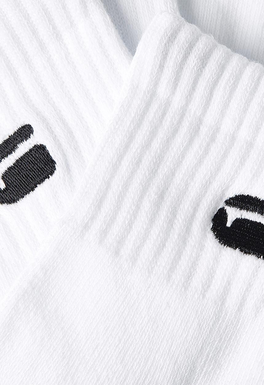 G-STAR - Short Socks 3-Pack - Bright White