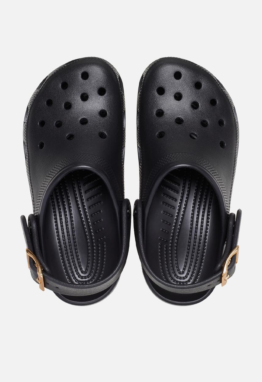Crocs - Classic Metallic Buckle Clog - Black