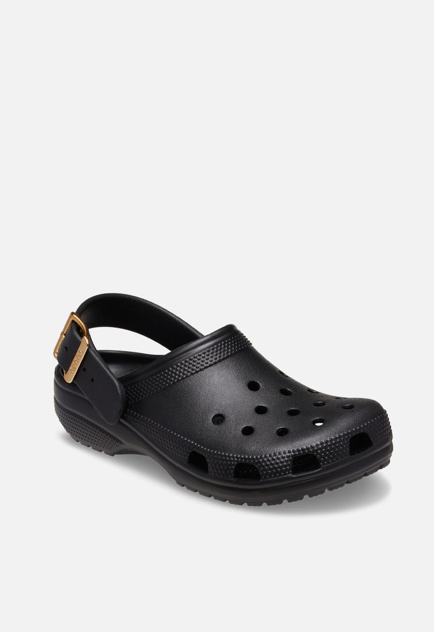 Crocs - Classic Metallic Buckle Clog - Black