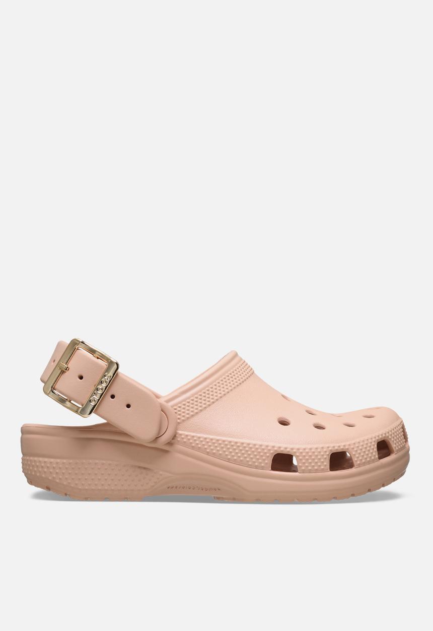 Crocs - Classic Metallic Buckle Clog - Blush