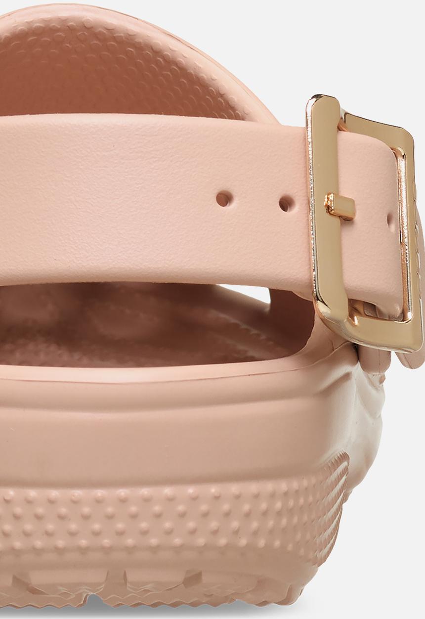 Crocs - Classic Metallic Buckle Clog - Blush