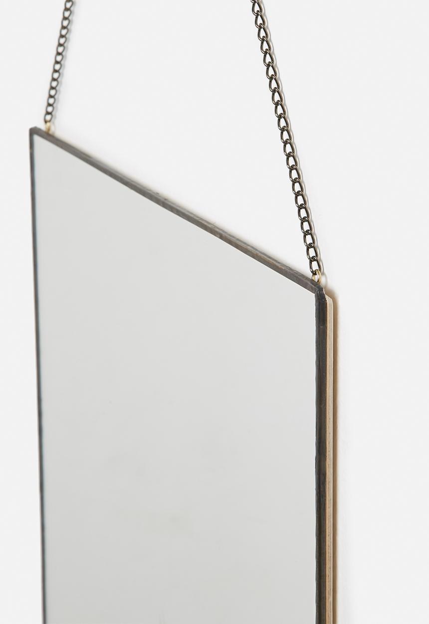 Arkivio - Rectangular mirror - black