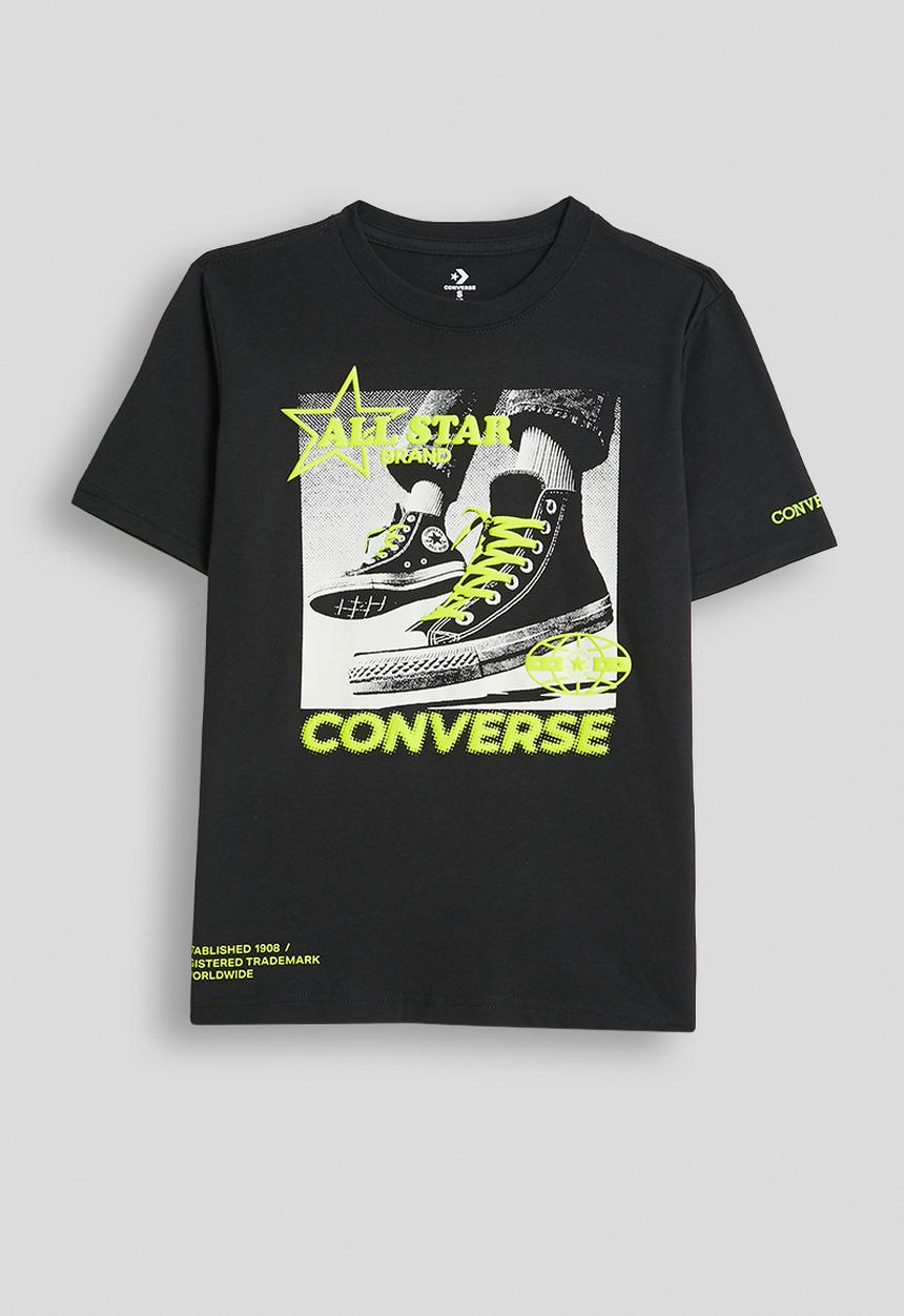 Converse - Cnvb Photo Real Cnv Snkr Tee - Black