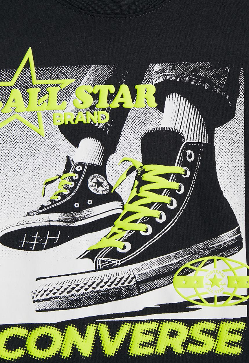 Converse - Cnvb Photo Real Cnv Snkr Tee - Black