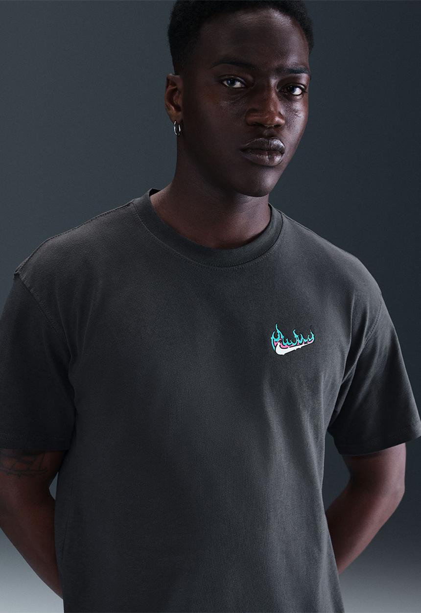Nike -  NSW Air Max 95 "Max Heat" Max90 T-Shirt - Anthracite/Charcoal/Grey