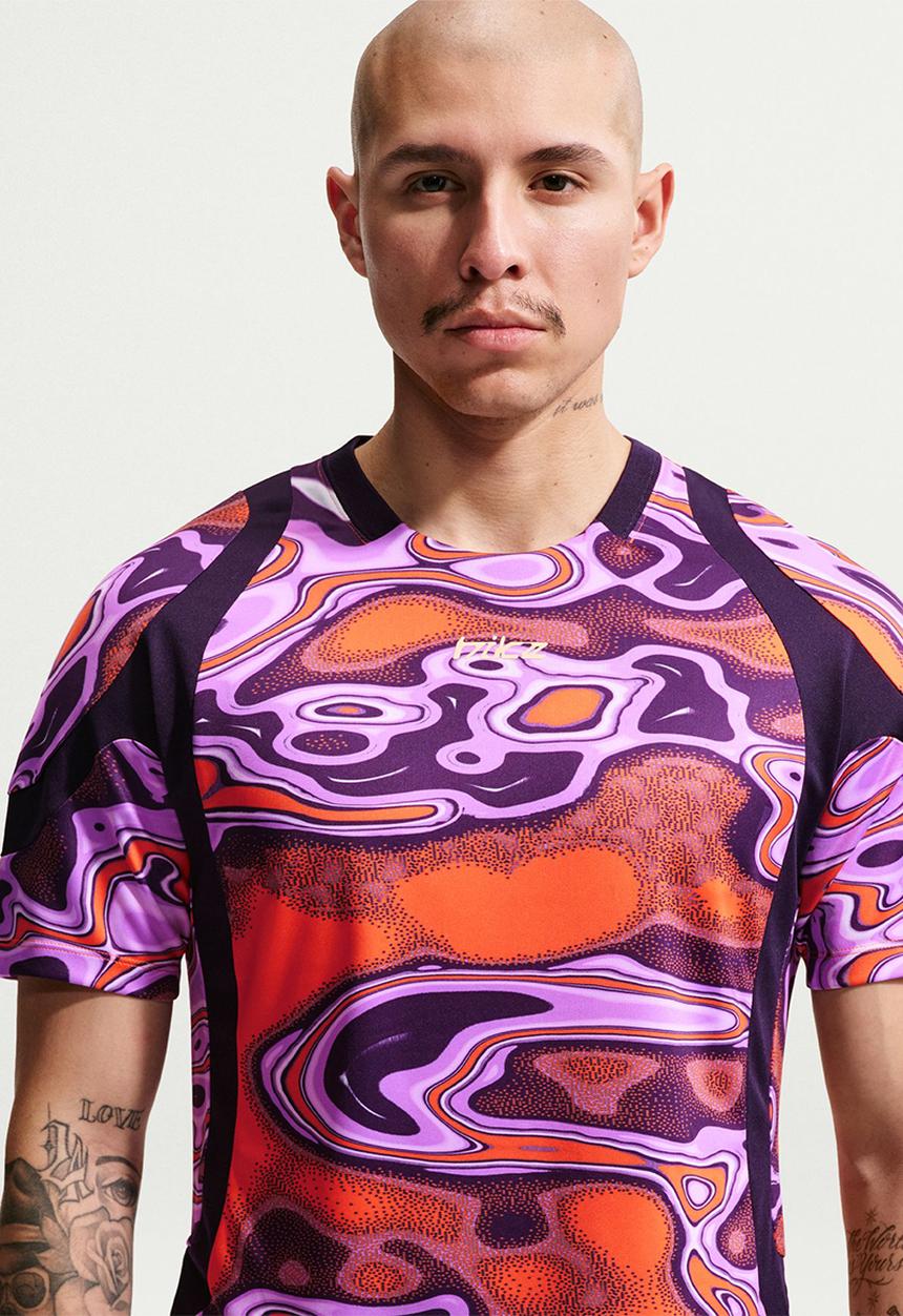 Nike - Nike Project F.R.O.G. Men's Liquify Short-Sleeve Top - Multi/ Orange, 