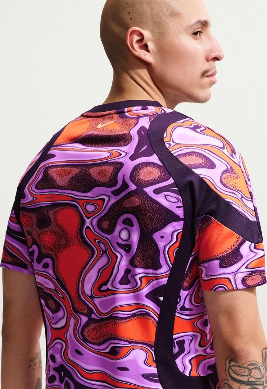 Nike - Nike Project F.R.O.G. Men's Liquify Short-Sleeve Top - Multi/ Orange, 