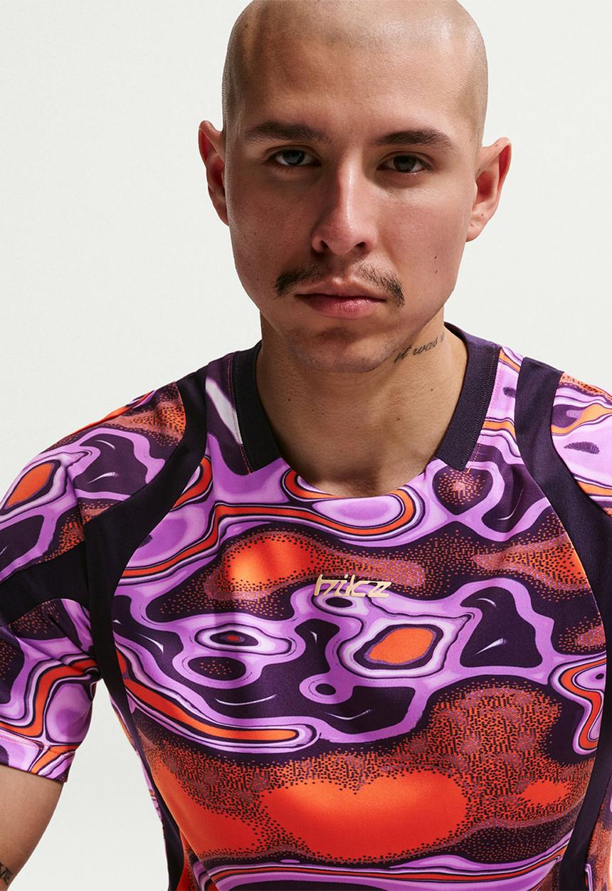 Nike - Nike Project F.R.O.G. Men's Liquify Short-Sleeve Top - Multi/ Orange, 