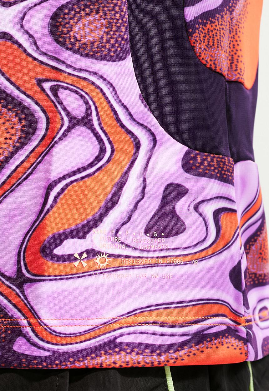 Nike - Nike Project F.R.O.G. Men's Liquify Short-Sleeve Top - Multi/ Orange, 