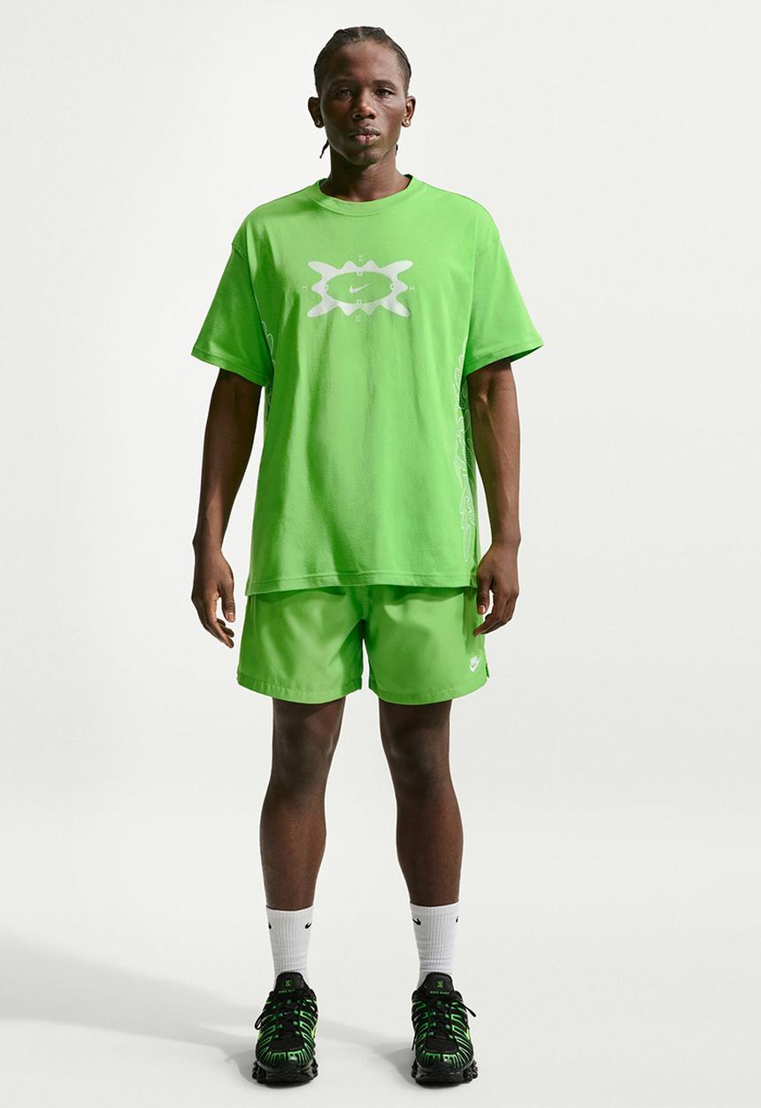 Nike - NSW Loose Reflective Cycle Tee  - Mean Green