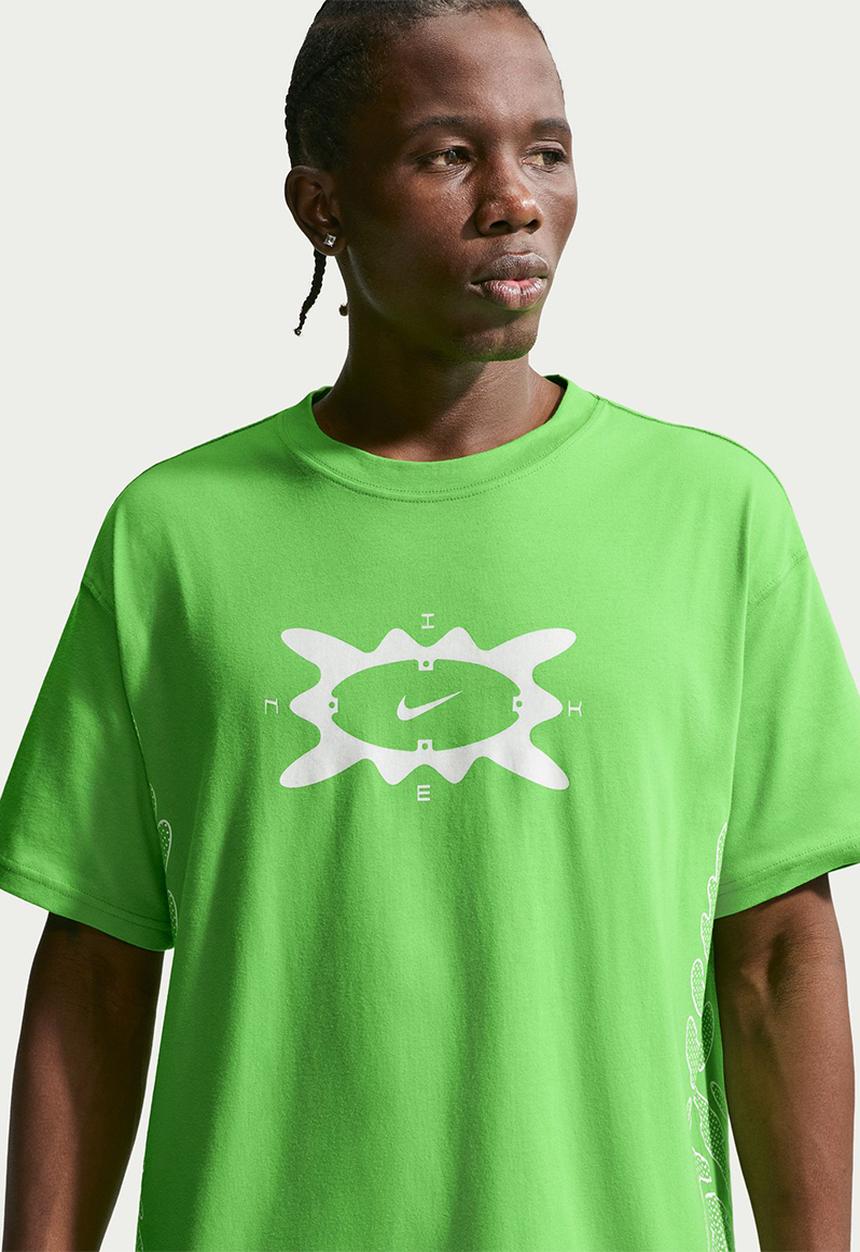Nike - NSW Loose Reflective Cycle Tee  - Mean Green