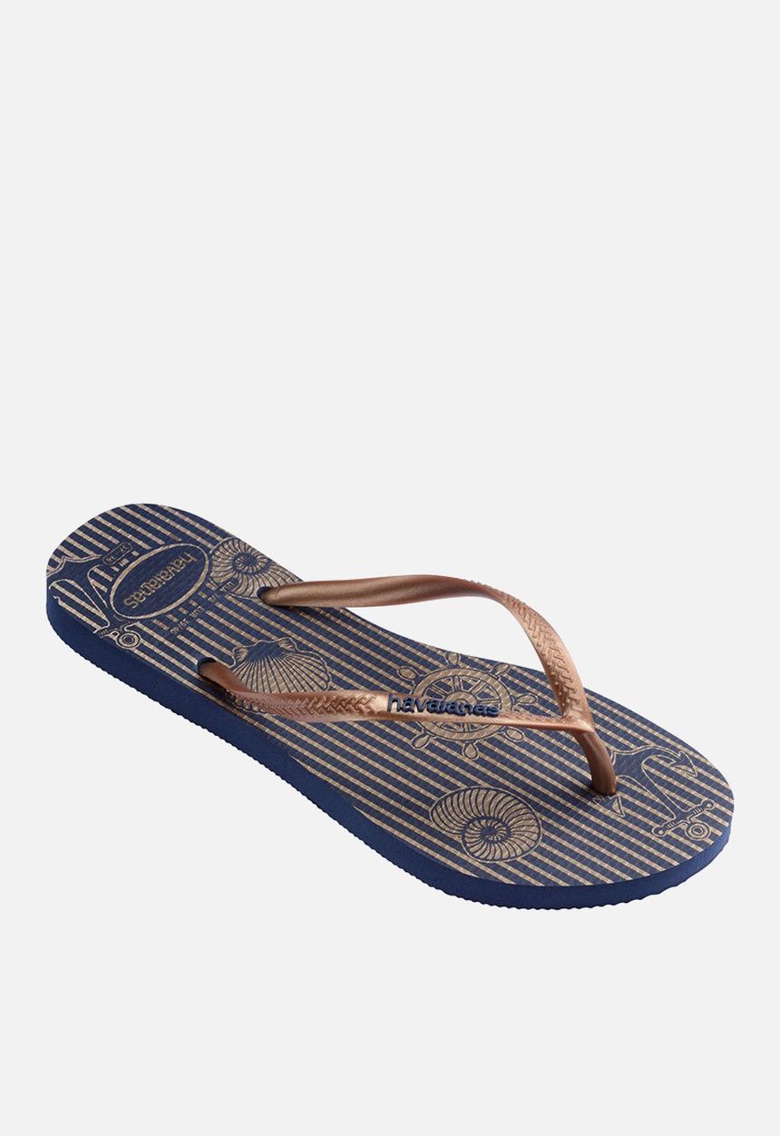 Havaianas - Slim nautical - navy/rose