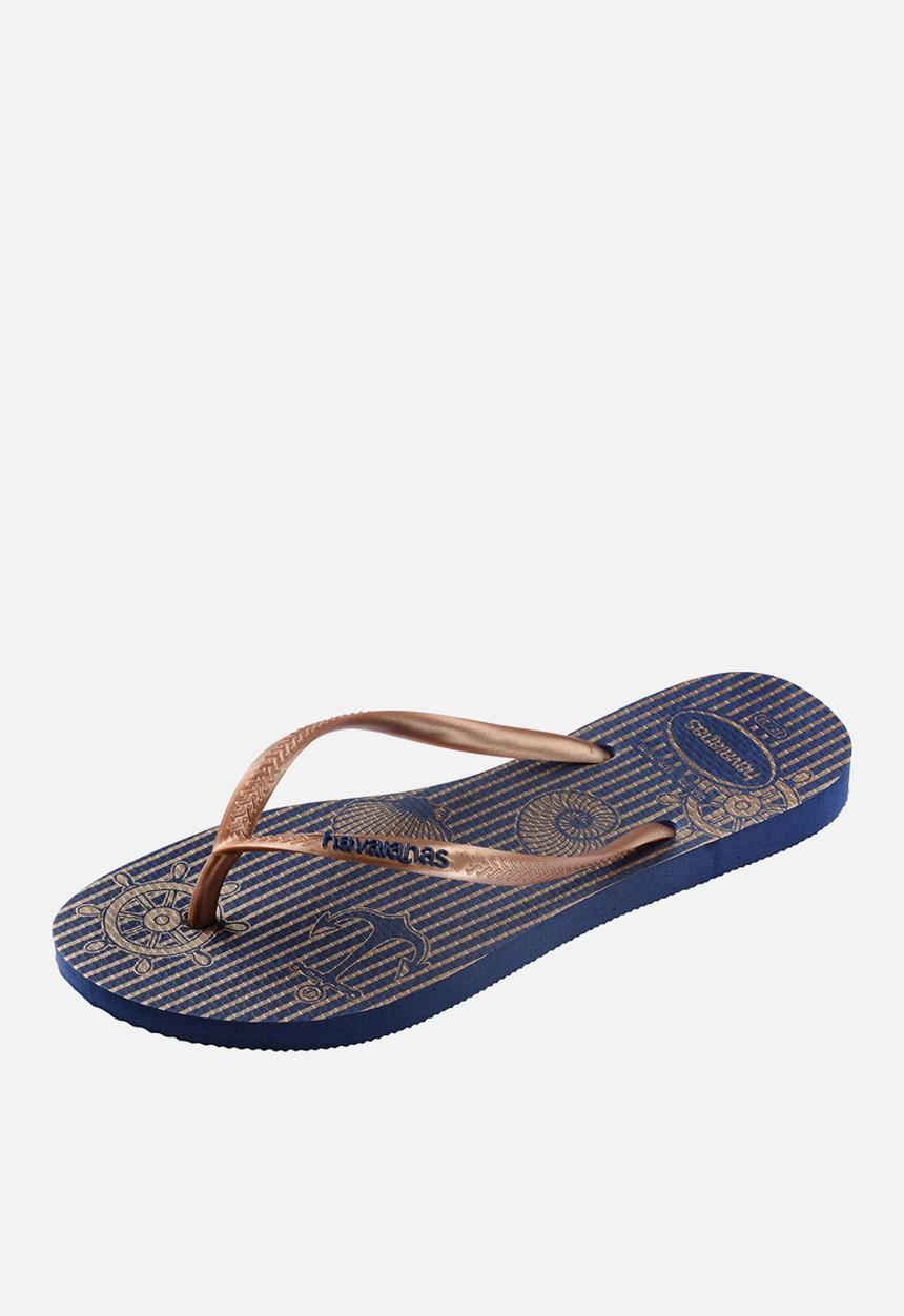 Havaianas - Slim nautical - navy/rose