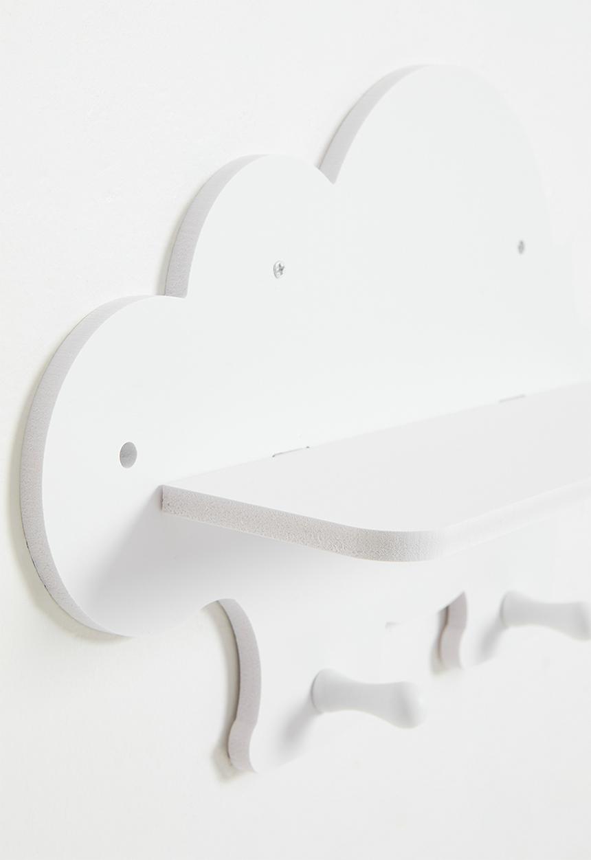 Pop Candy - Dino-shaped floating shelf - white